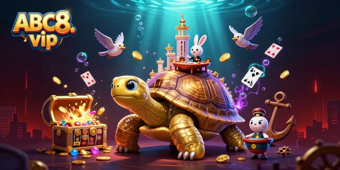 Experience exciting gameplay with ABC8. vip as a golden tortoise casino comes alive under sea treasures!