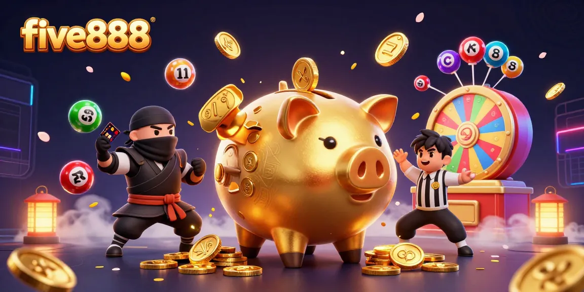 Watch five888's winning strategies unfold with vibrant slots and dynamic gaming elements.