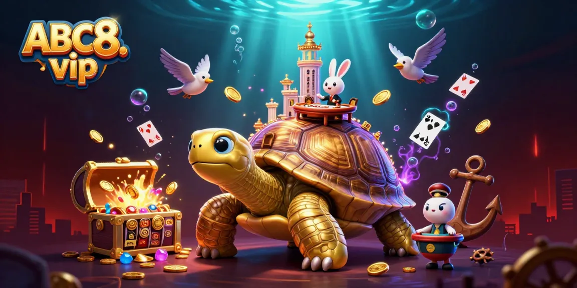 Experience exciting gameplay with ABC8. vip as a golden tortoise casino comes alive under sea treasures!