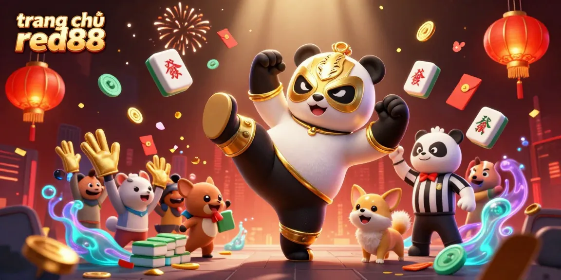 Experience thrilling gameplay at trang chủ red88 with lively scenes of animated characters in action.