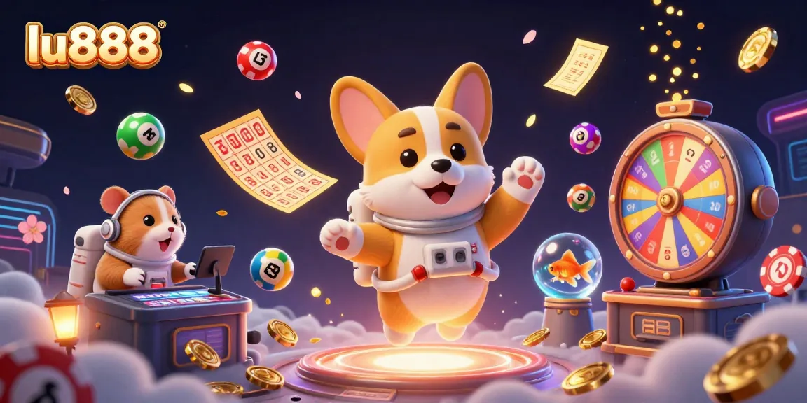 Experience fun with lu888 as cartoon characters reign in a dynamic casino ambiance.