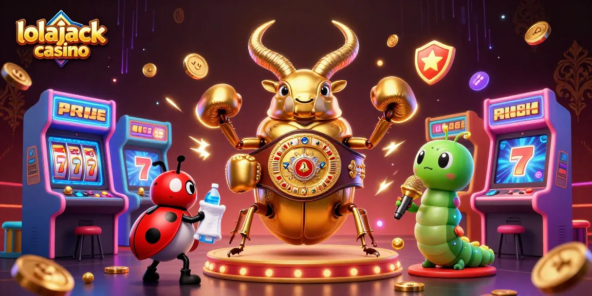 Experience the excitement of lolajack casino with dynamic gaming visuals featuring vibrant characters and casino elements.