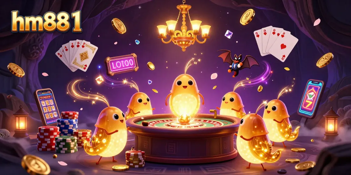 Experience the excitement of hm88 1 with immersive casino scenes and vibrant game elements.