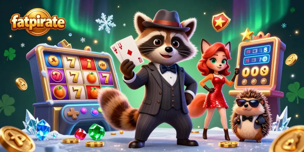 Play at FatPirate casino and enjoy vibrant 3D animated slot games with friendly characters.