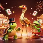 Experience the excitement of LUCKY88 with vibrant, interactive casino elements.