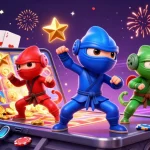 Experience the excitement of the 888vnd game with ninja chameleons in action!