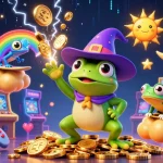 Engage with 8LIVE's vibrant gaming world powered by golden coins, colorful arcade elements, and dynamic characters.