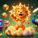 Engage with thrilling games at Sunwin, featuring a lively sun lion and vibrant casino elements