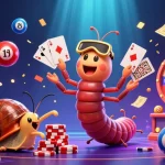 Experience the dynamic world of gambling at 888TOP with vibrant casino characters and exciting game elements.