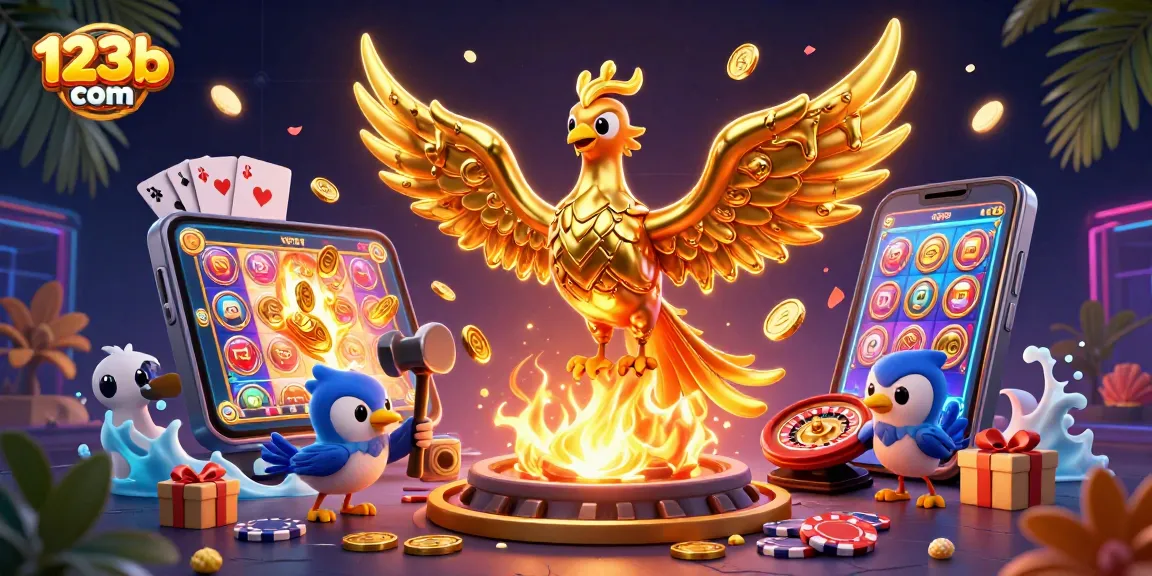 Engage with thrilling gameplay at 123b com featuring golden phoenix and dynamic casino elements.
