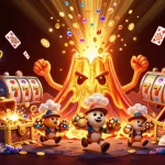 Experience the thrill of winning with tải sun win, featuring a vibrant casino scene of treasure and excitement.