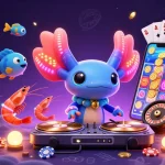 Engage in gaming excitement at ALo789 with colorful characters, dynamic casino elements, and vibrant design.